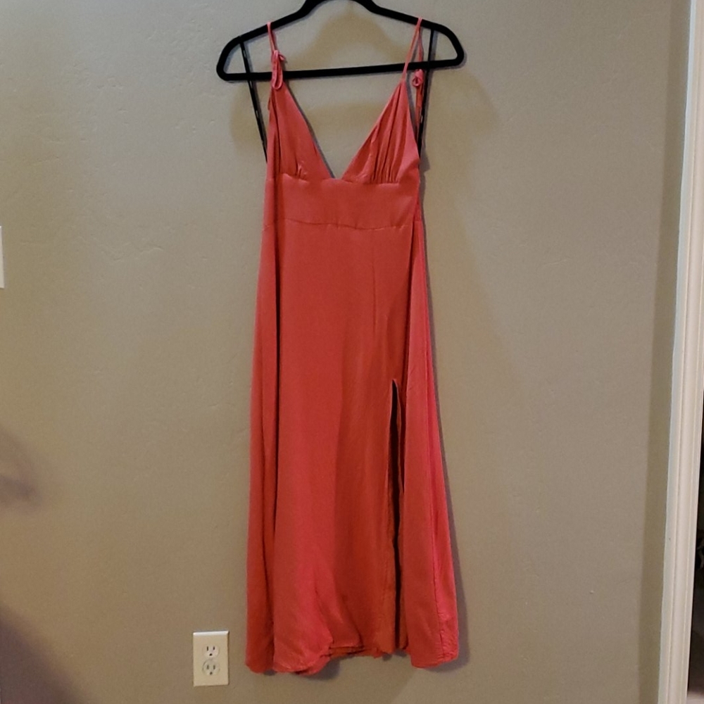 Coral dress
